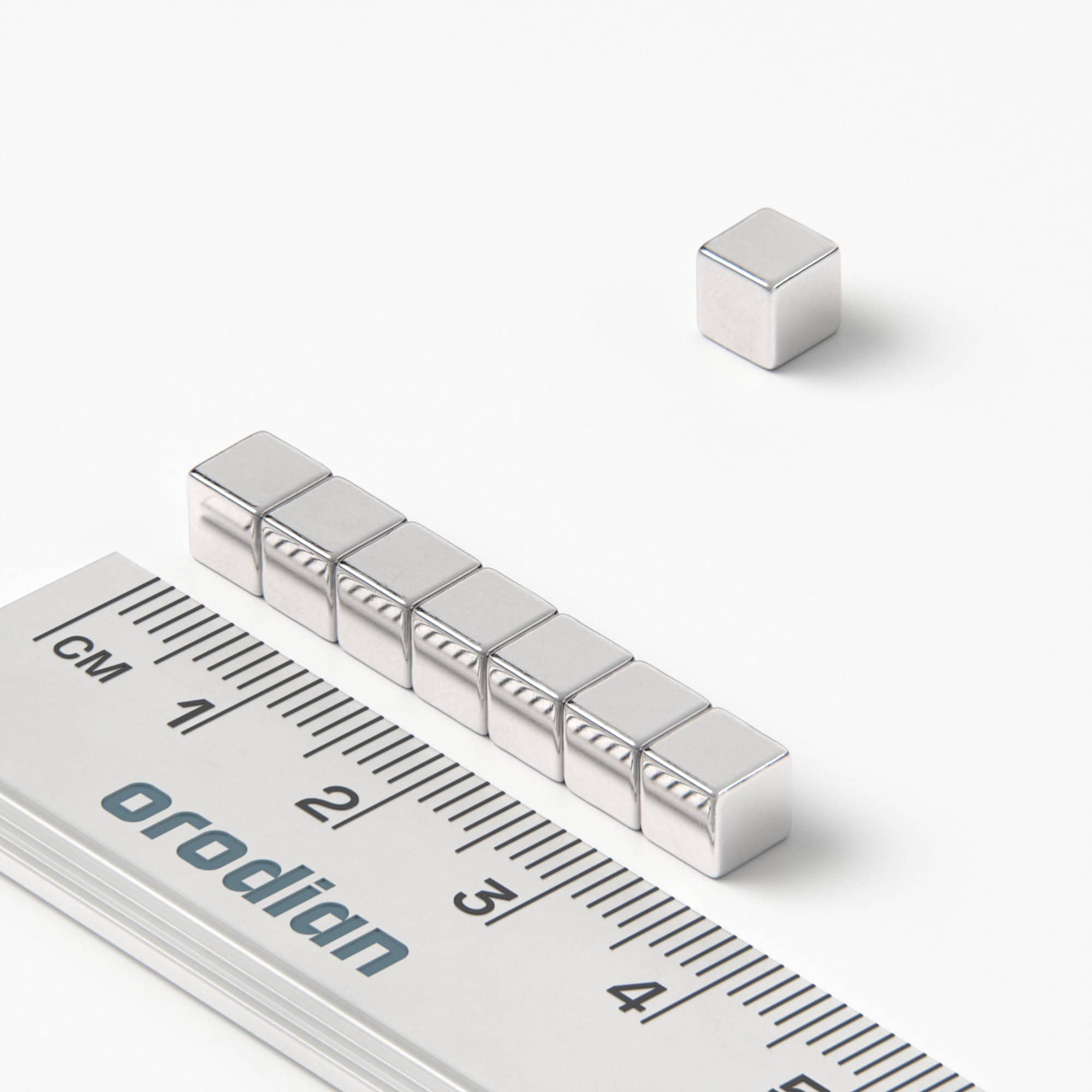 Neodymový magnet kostka 5×5×5 mm - N35