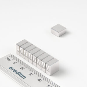 Neodymový magnet kvádr 10×10×5 mm - N42