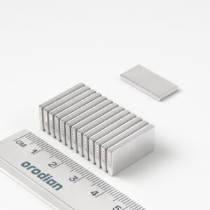 Neodymový magnet kvádr 20×10×2 mm - N38