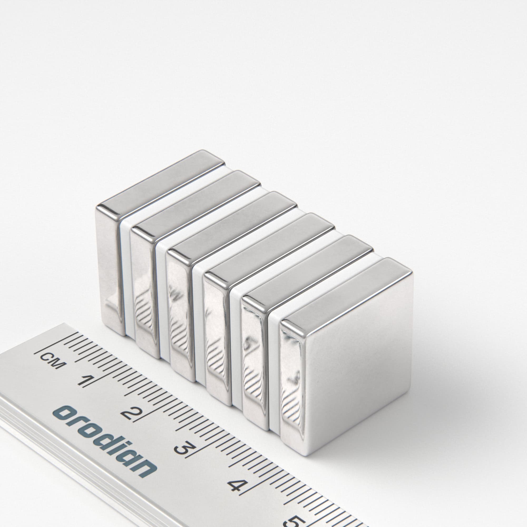 Neodymový magnet kvádr 20×20×5 mm - N38
