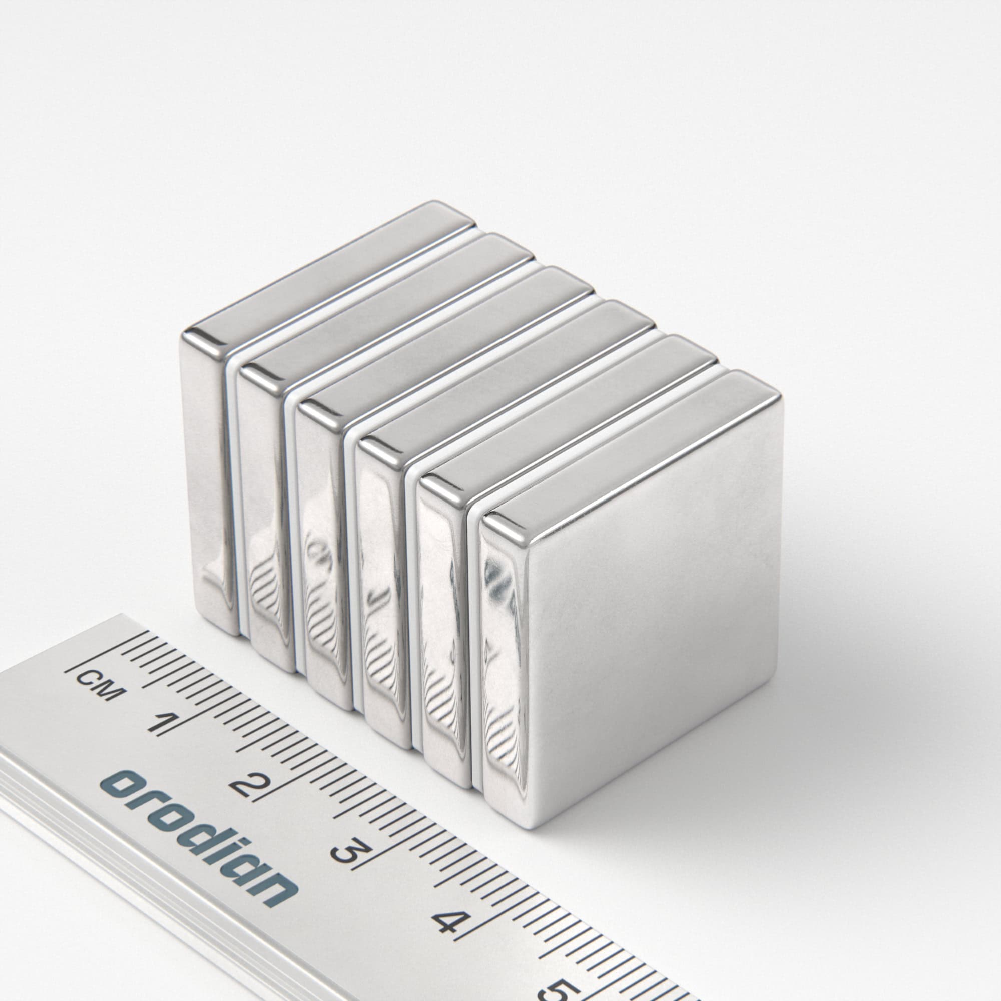 Neodymový magnet kvádr 25×25×5 mm - N38
