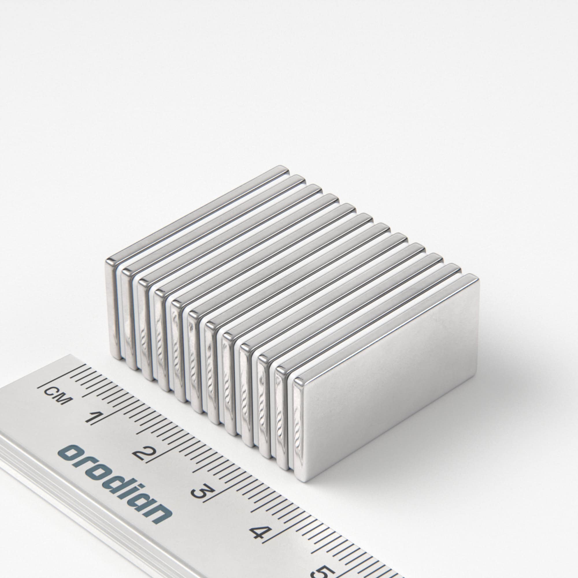 Neodymový magnet kvádr 30×15×2 mm - N38