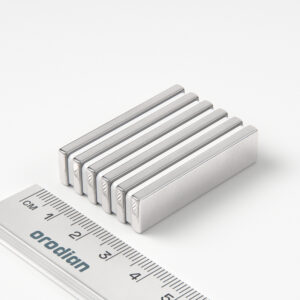 Neodymový magnet kvádr 40×10×3 mm - N38