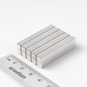 Neodymový magnet kvádr 40×10×5 mm - N38