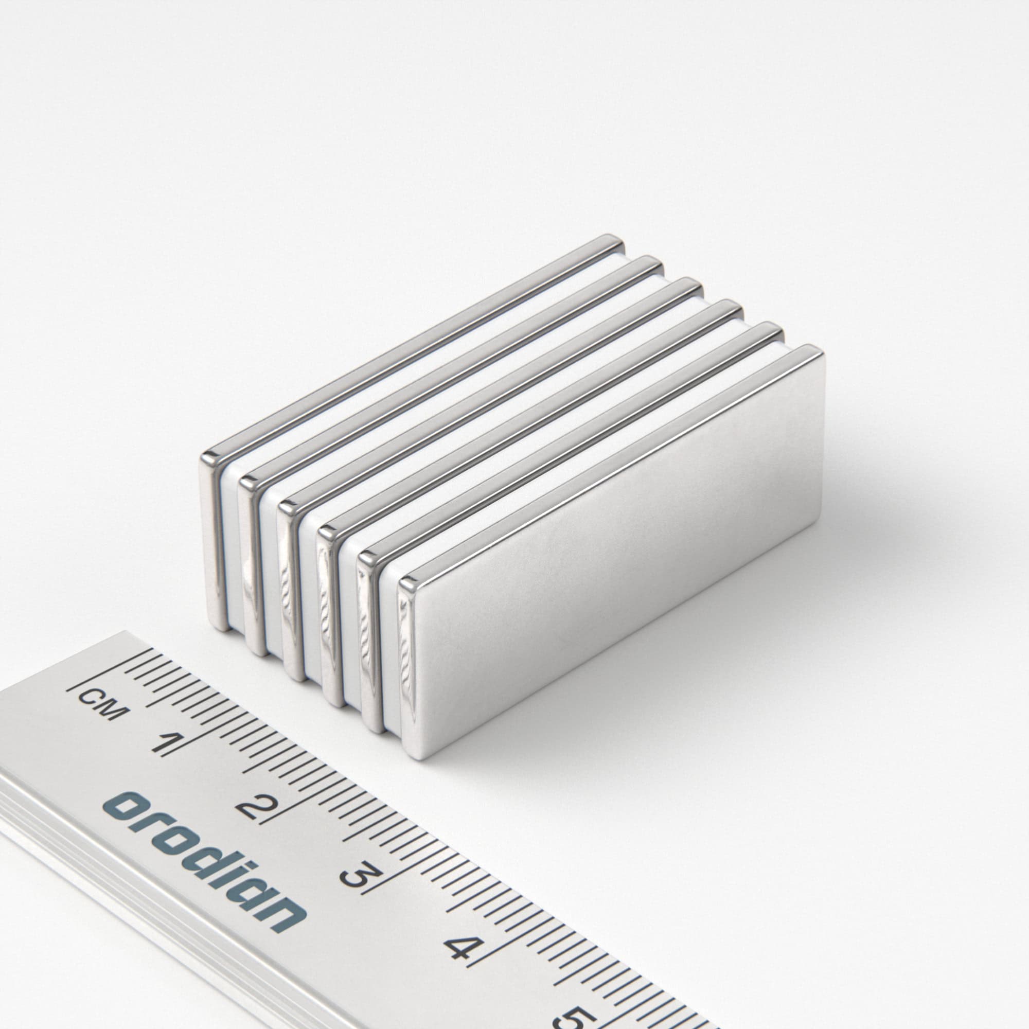 Neodymový magnet kvádr 40×15×2 mm - N38