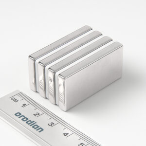 Neodymový magnet kvádr 40×20×5 mm - N38