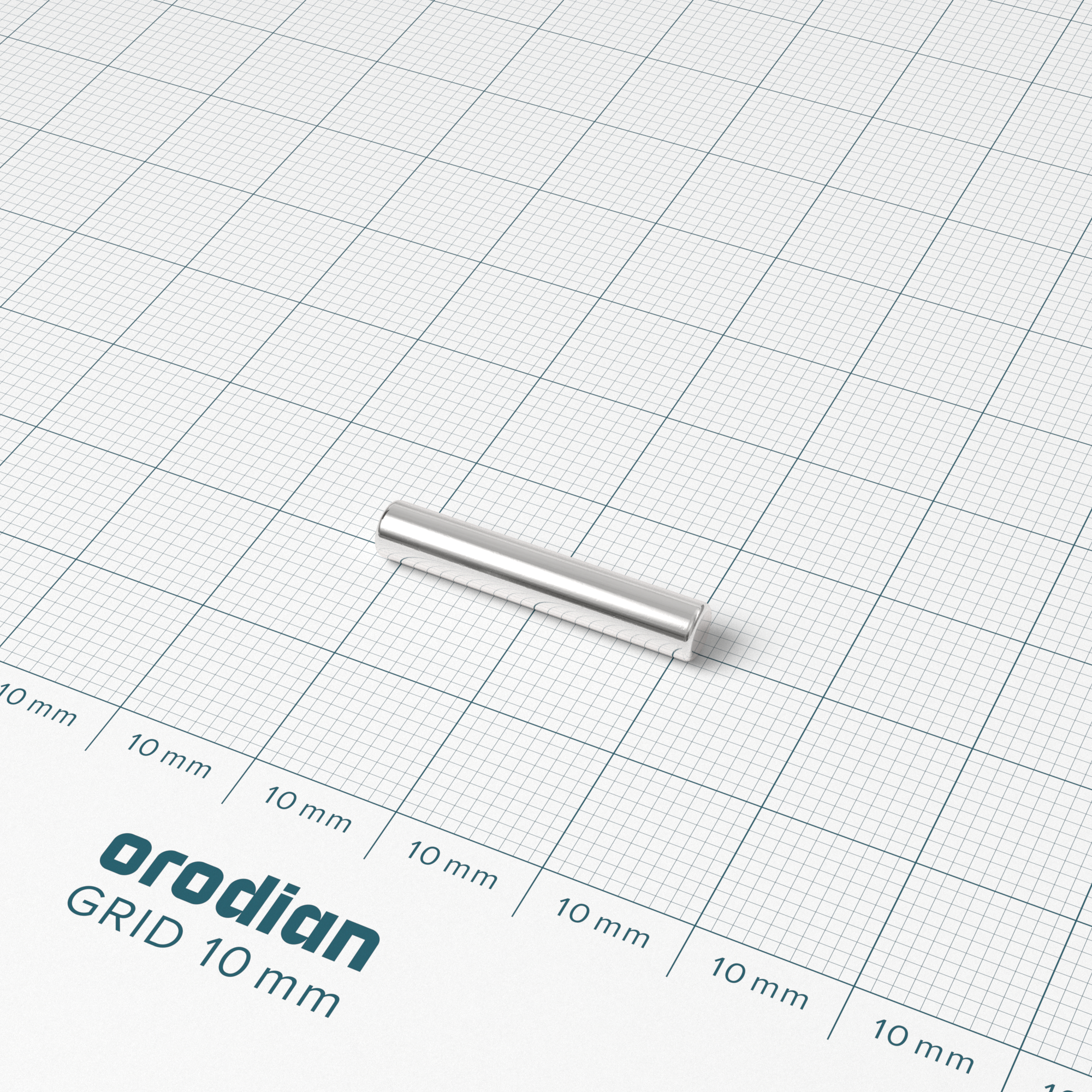 Neodymový magnet válec 4×23 mm - N35 - Obrázek 2