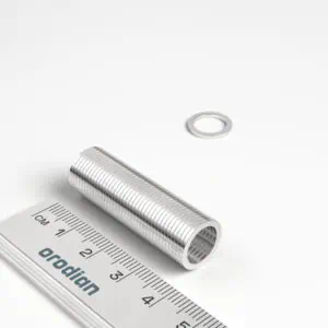 Neodymový magnet prsten 12-9×1 mm - N38
