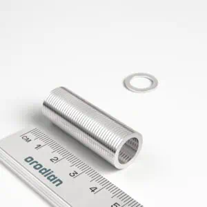 Neodymový magnet prsten 14-10×1 mm - N38
