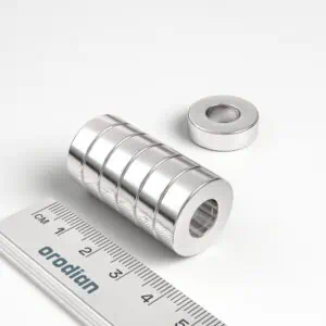 Neodymový magnet prsten 19-9×6 mm - N38