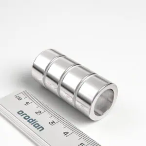 Neodymový magnet prsten 20-14×10 mm - N38