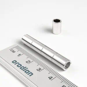 Neodymový magnet prsten 7-5×10 mm - N42