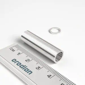 Neodymový magnet prsten 9-7×1 mm - N38