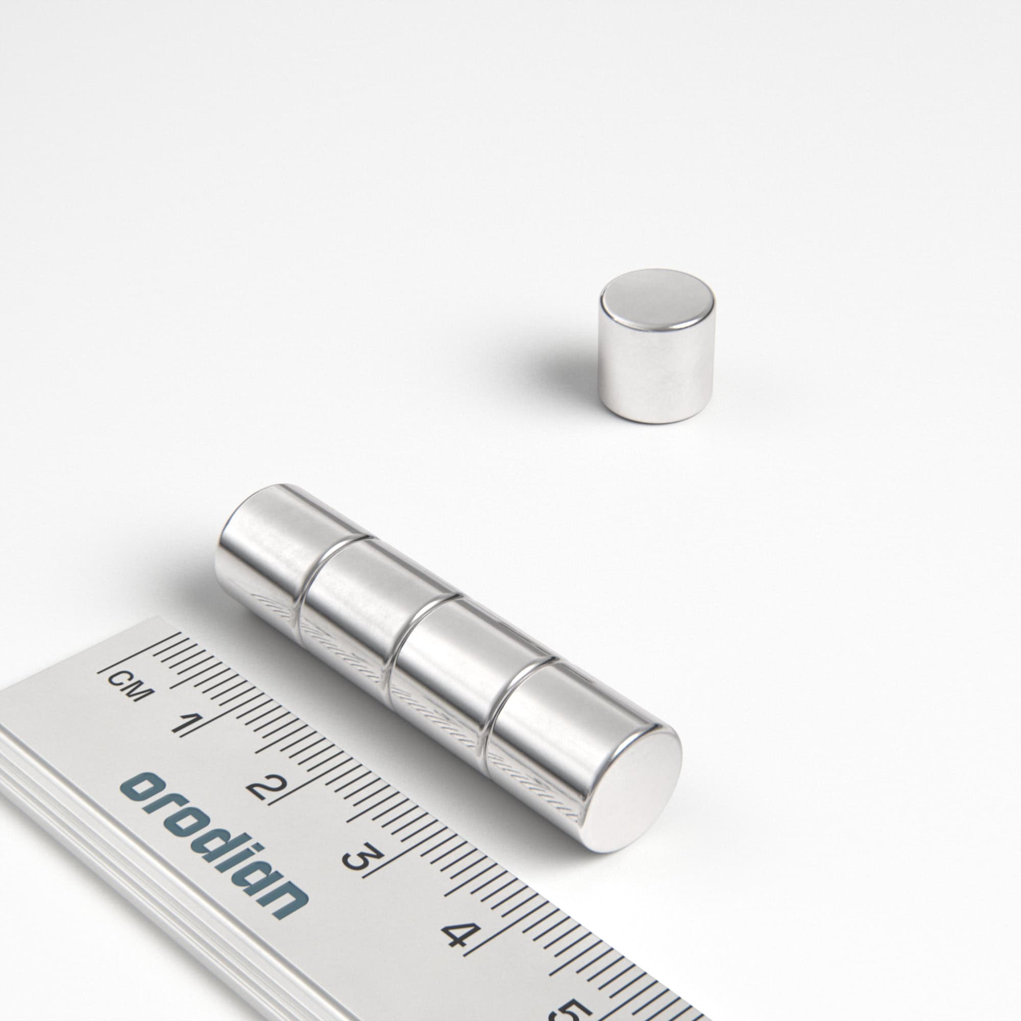 Neodymový magnet válec 10×10 mm - N38
