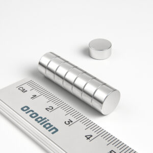 Neodymový magnet válec 10×5 mm - N42