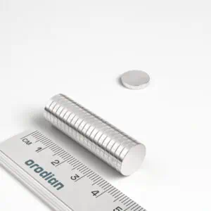 Neodymový magnet válec 12×2 mm - N38