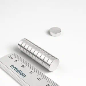 Neodymový magnet válec 12×4 mm - N38