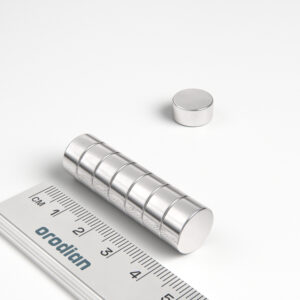 Neodymový magnet válec 12×6 mm - N38