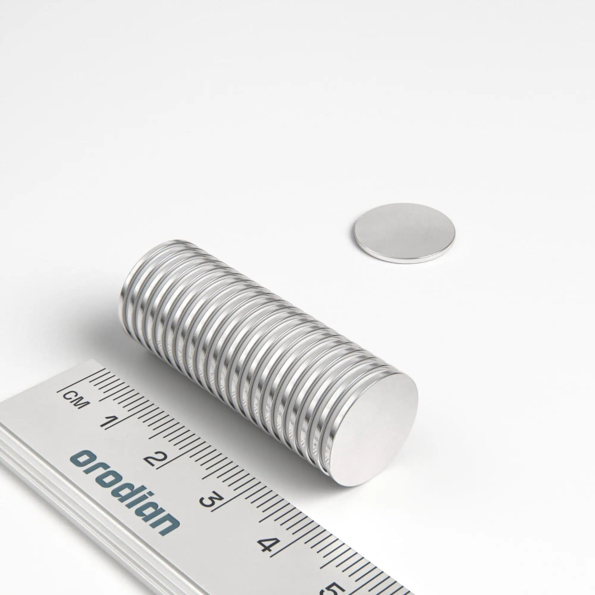 Neodymový magnet válec 15×1 mm - N38