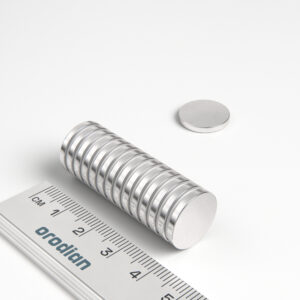 Neodymový magnet válec 15×2 mm - N38