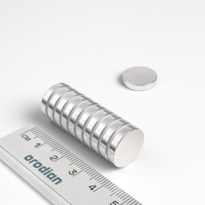 Neodymový magnet válec 15×3 mm - N38