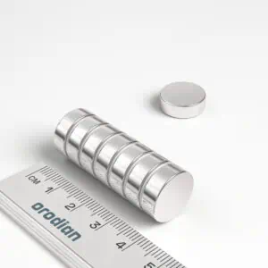 Neodymový magnet válec 15×5 mm - N40