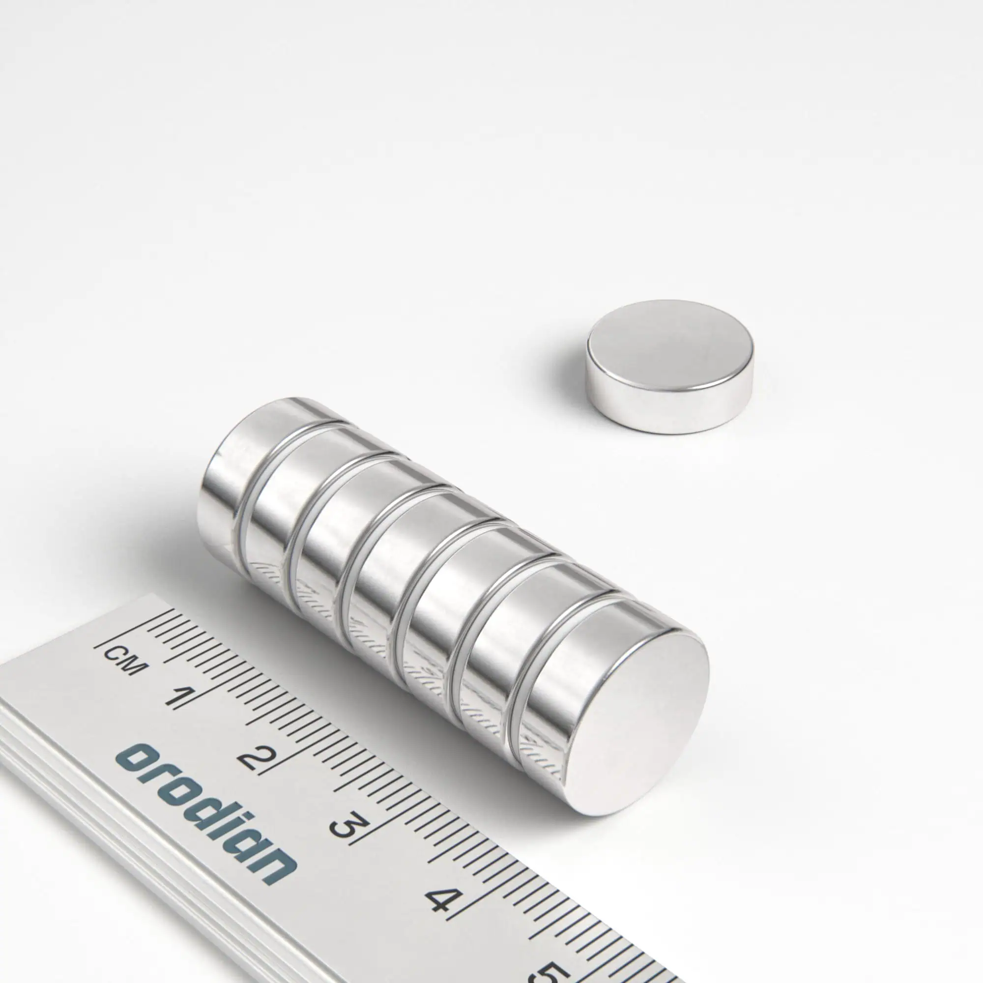 Neodymový magnet válec 15×5 mm - N40