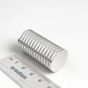 Neodymový magnet válec 20×2 mm - N38