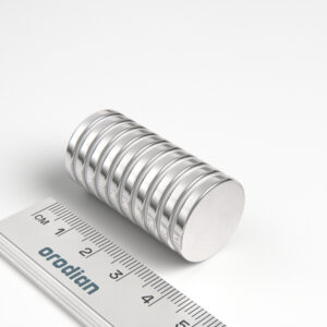 Neodymový magnet válec 20×3 mm - N38