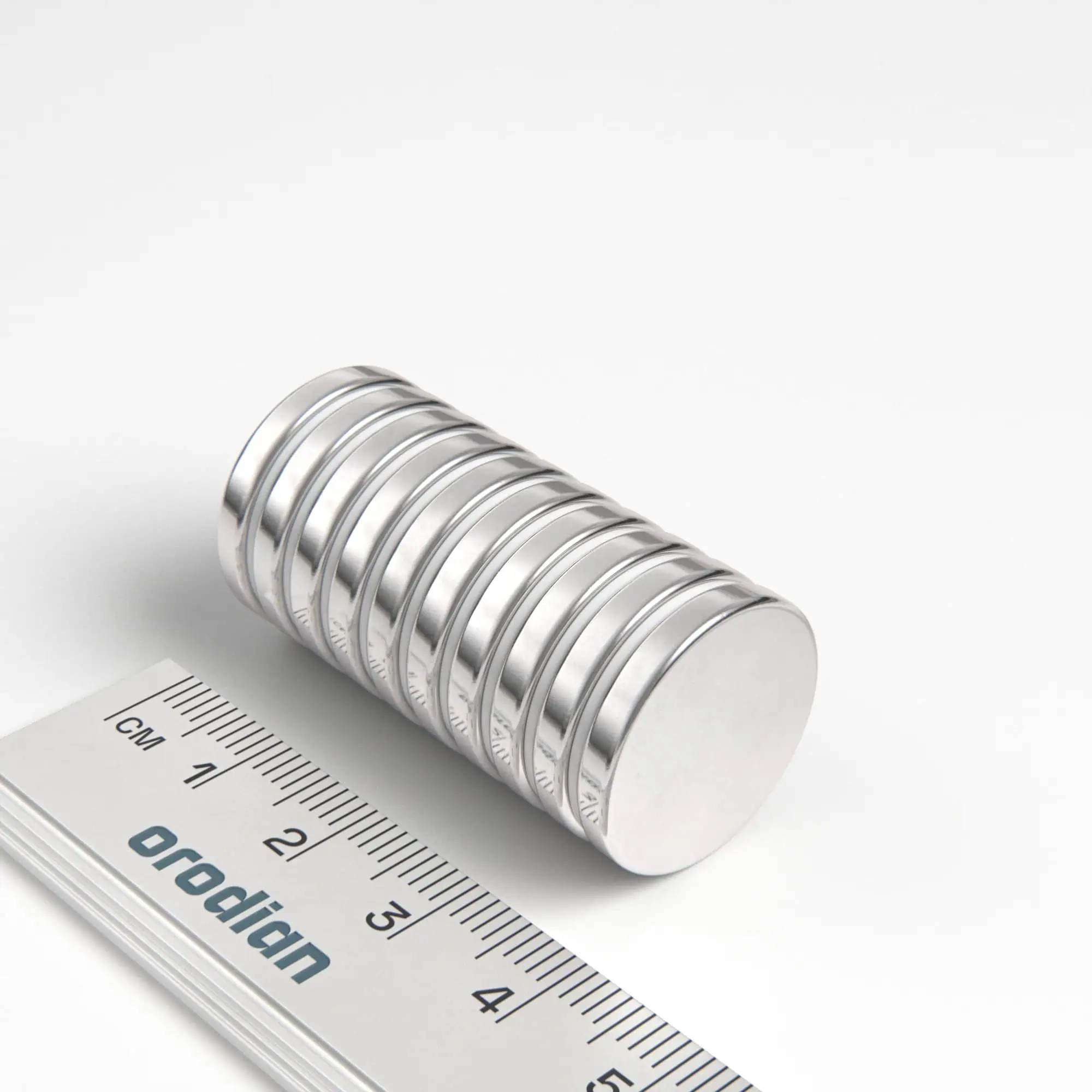 Neodymový magnet válec 20×3 mm - N38