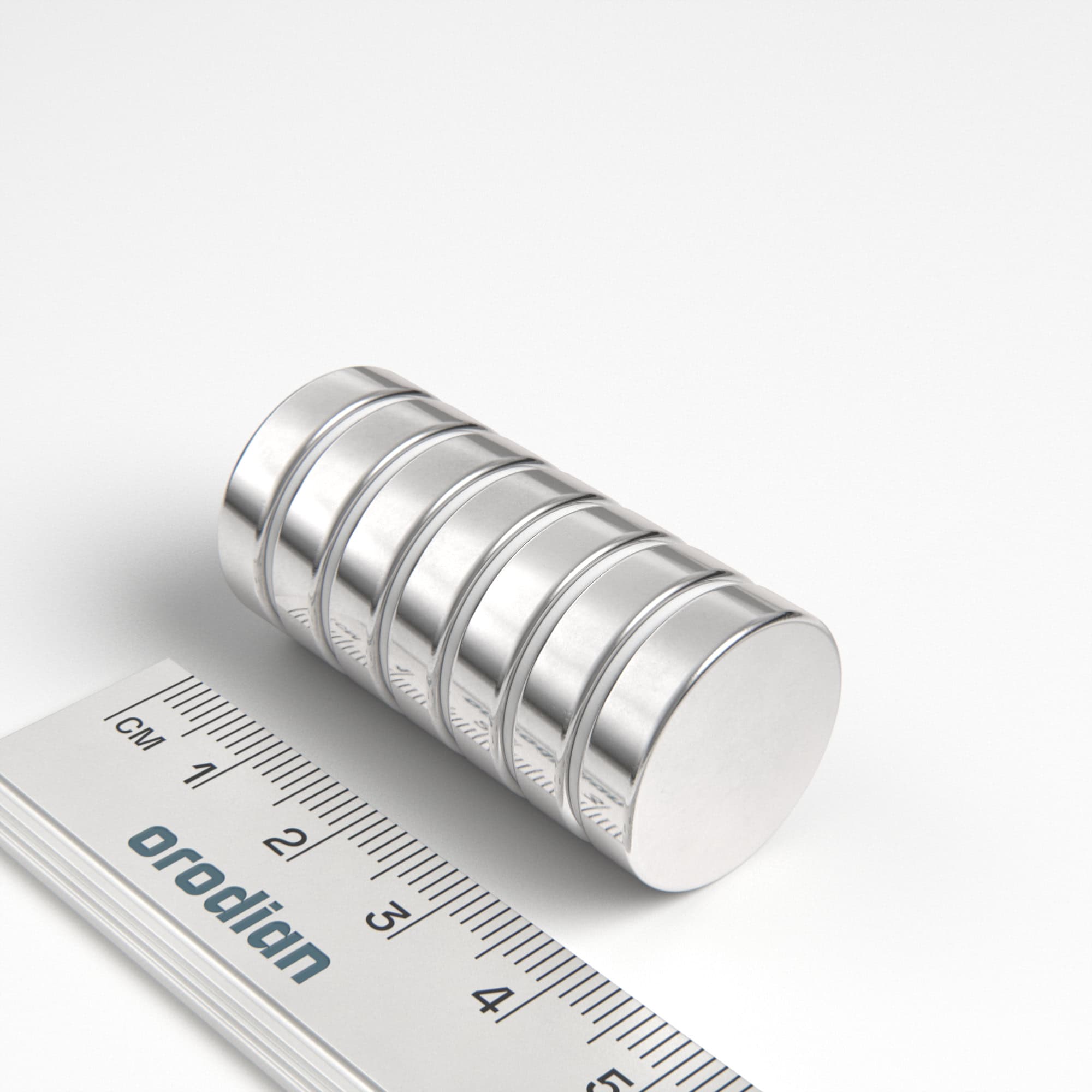 Neodymový magnet válec 20×5 mm - N38