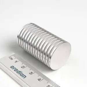 Neodymový magnet válec 25×2 mm - N38