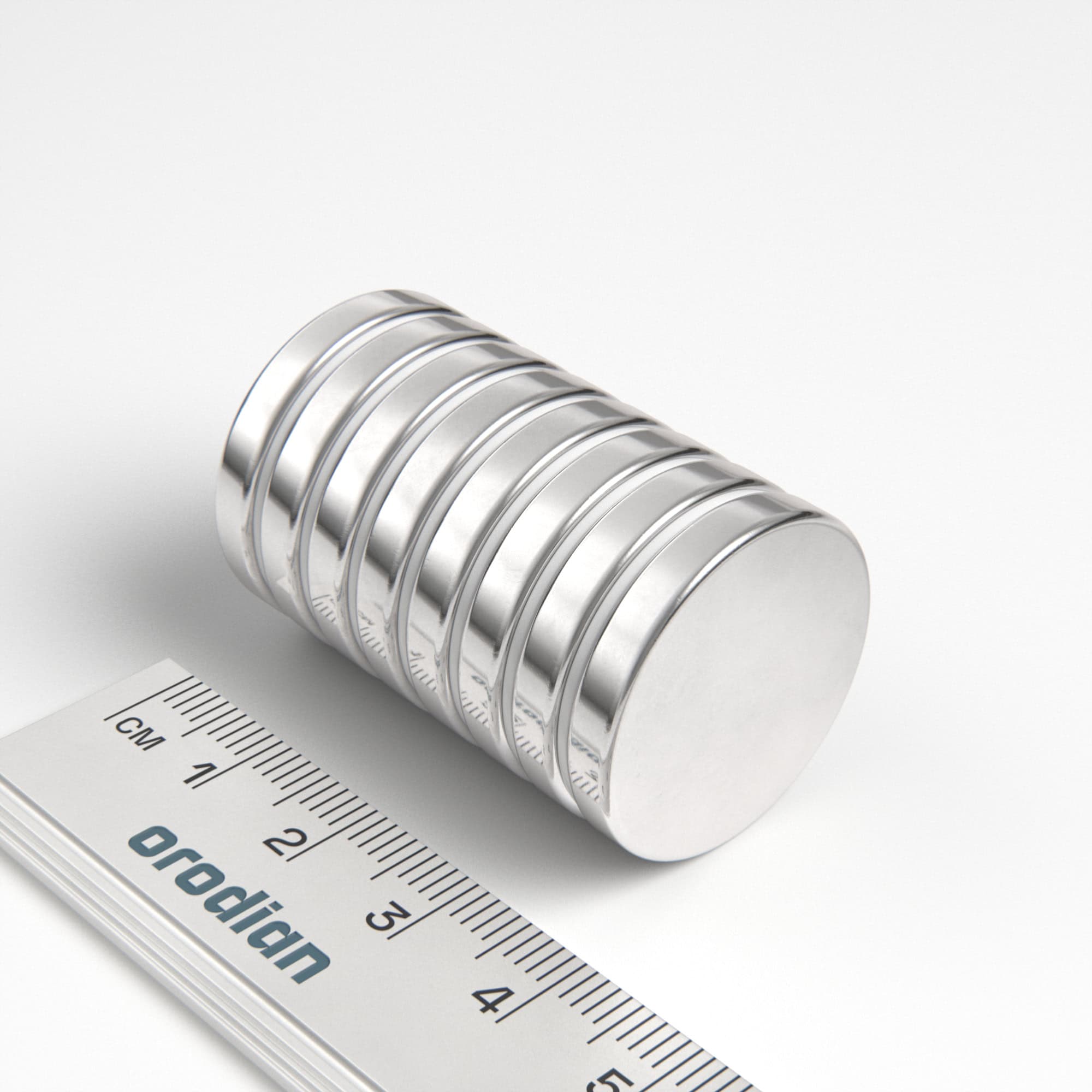 Neodymový magnet válec 25×4 mm - N38