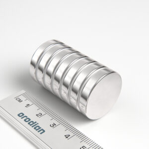 Neodymový magnet válec 25×5 mm - N38