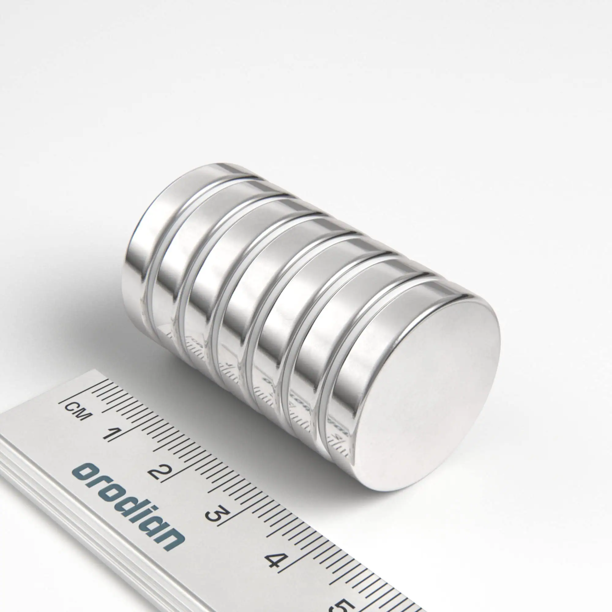 Neodymový magnet válec 25×5 mm - N38