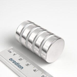 Neodymový magnet válec 25×7 mm - N38