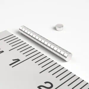 Neodymový magnet válec 2×1 mm - N52