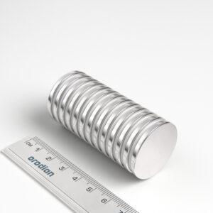 Neodymový magnet válec 30×3 mm - N38