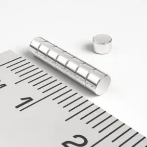 Neodymový magnet válec 3×2 mm - N38