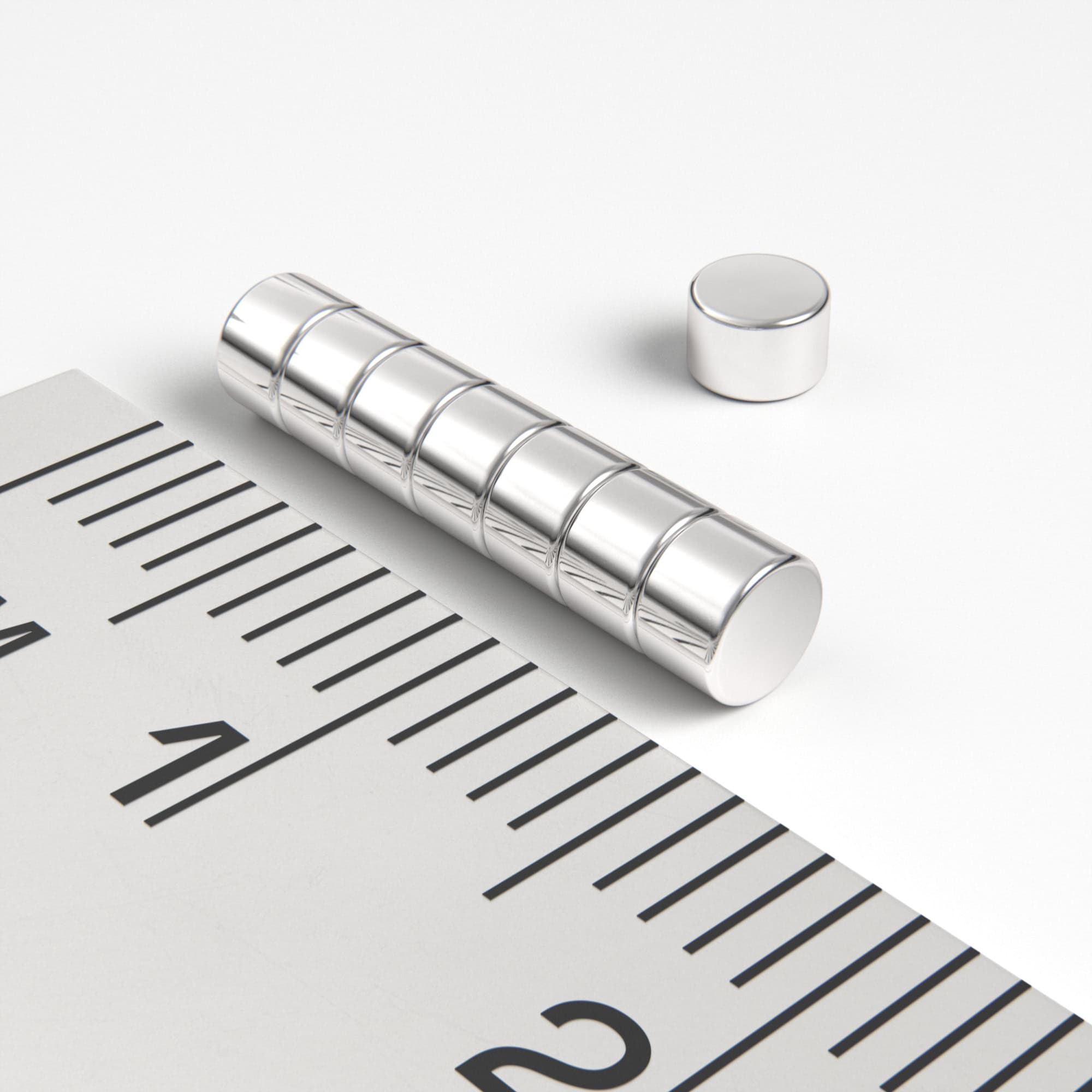 Neodymový magnet válec 3×2 mm - N38