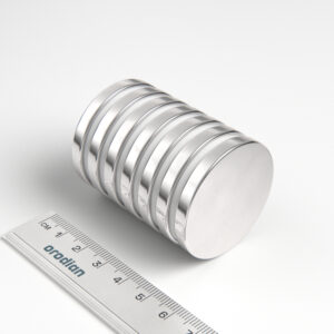 Neodymový magnet válec 40×5 mm - N38