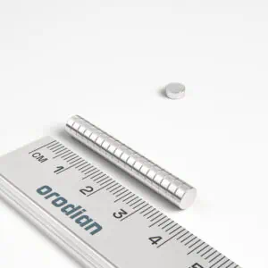 Neodymový magnet válec 5×2 mm - N38
