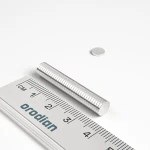 Neodymový magnet válec 6×1 mm - N38