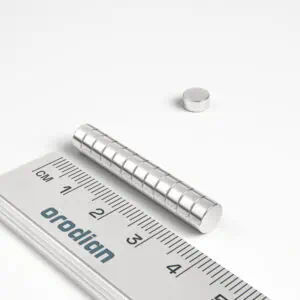 Neodymový magnet válec 6×3 mm - N38