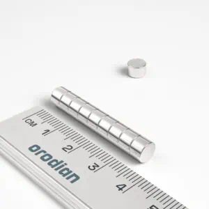 Neodymový magnet válec 6×4 mm - N38