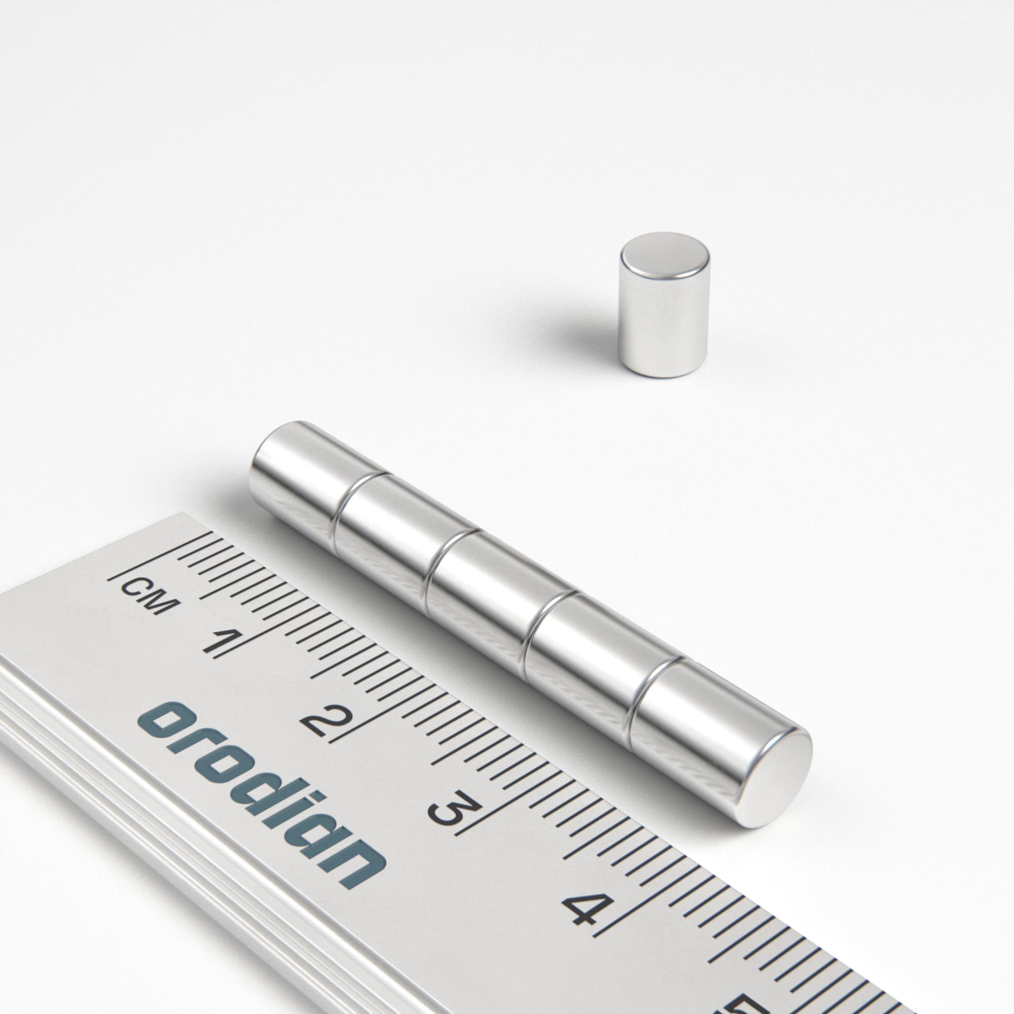 Neodymový magnet válec 6×8 mm - N38