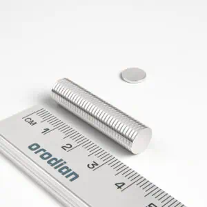 Neodymový magnet válec 8×1 mm - N38