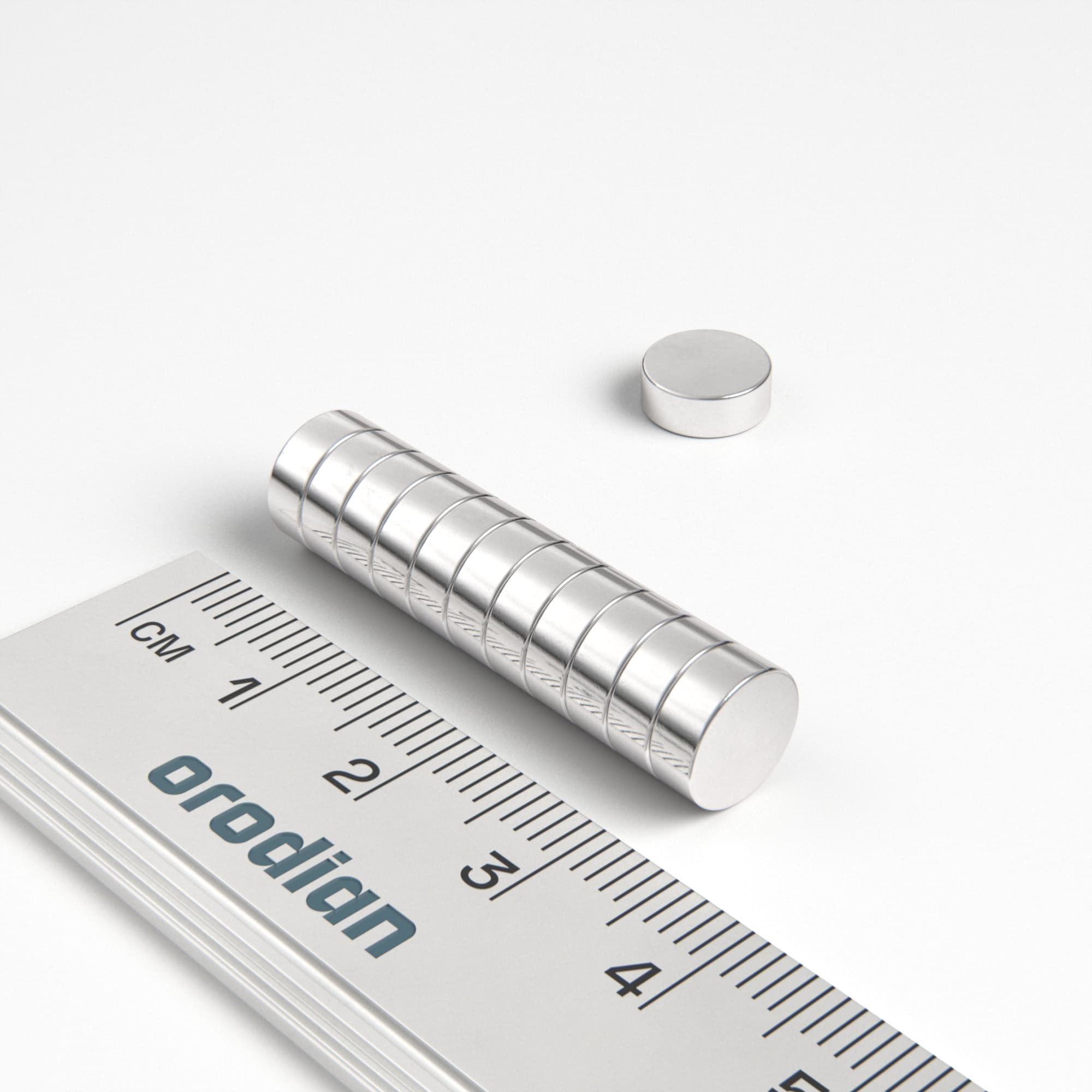 Neodymový magnet válec 8×3 mm - N38