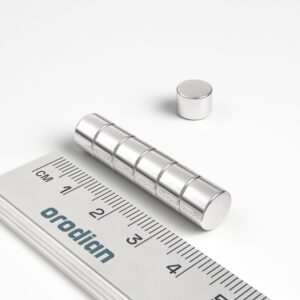 Neodymový magnet válec 8×6 mm - N38